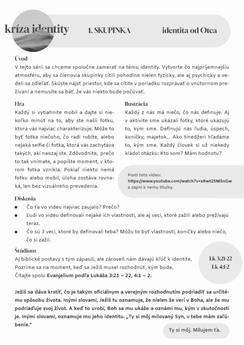 kriza identity